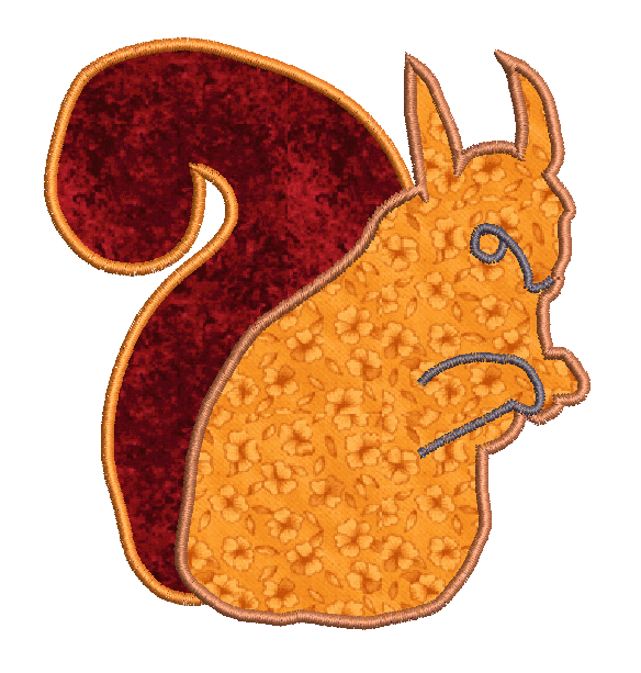 Ecureuil appliqué