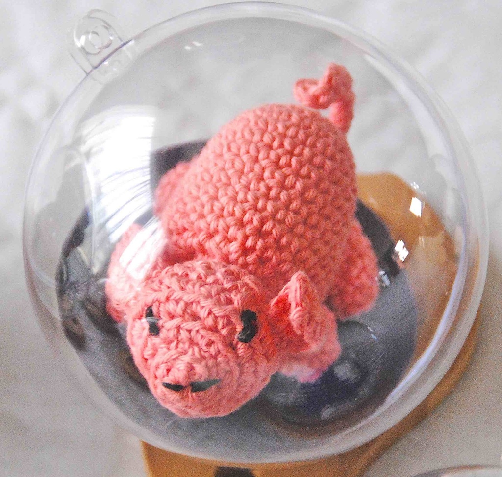 Boule de Noël Cochon