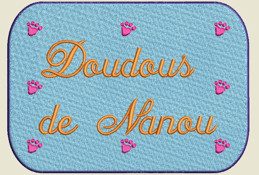 [F003] Monogramme Doudou