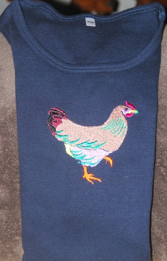 [G005] T-shirt avec poule