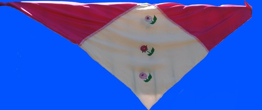 [G015] Foulard aux roses