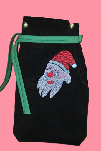 [G024] Petit sac brodé père Noël